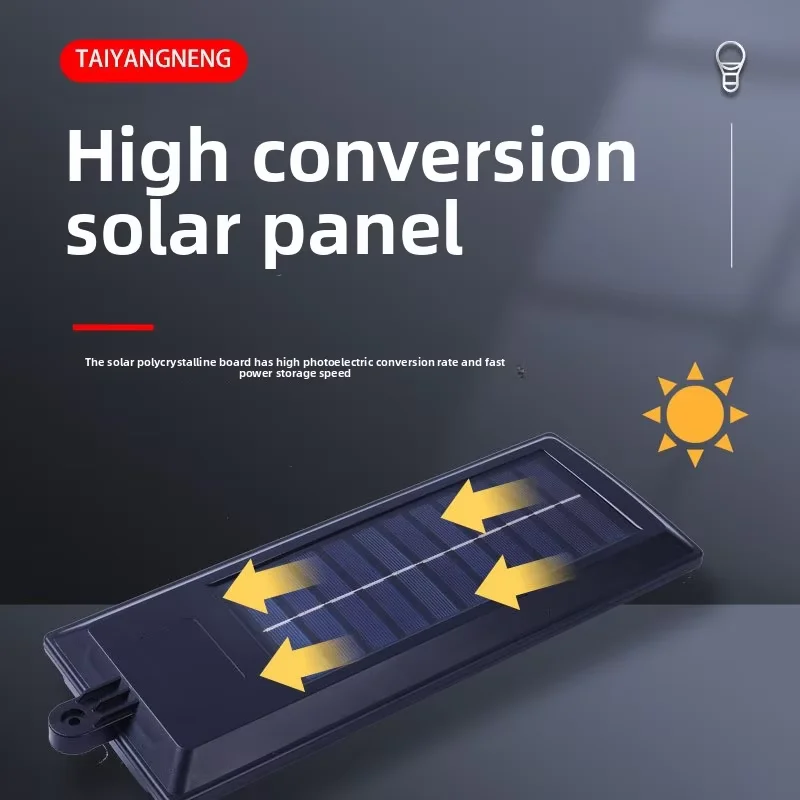 في الهواء الطلق مقاوم للماء الشمسية المتكاملة التحكم عن بعد مصباح الشارع الصغير الجدار مصباح COB فناء مصباح جسم الإنسان الاستشعار الجدار مصباح h #3