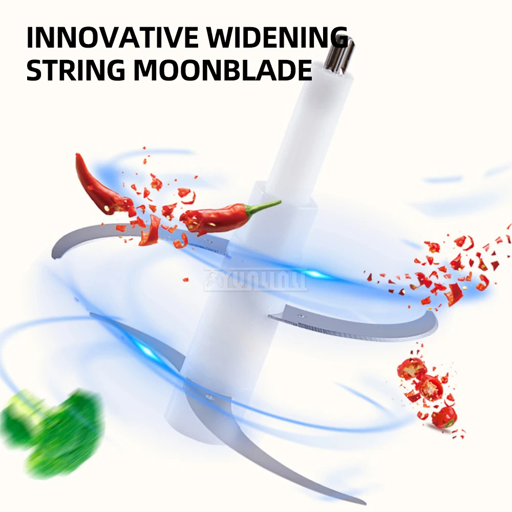 เครื่องบดเนื้อความจุขนาดใหญ่ในครัวเรือนเครื่องเตรียมอาหารไฟฟ้ามัลติฟังก์ชั่นเครื่องผสมแป้งอเนกประสงค์แห้งและเปียก