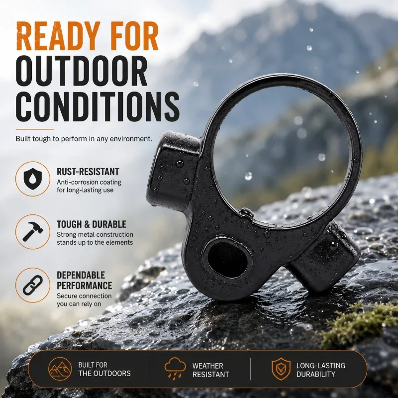 360° Rotatable Alloy Hanging Swivel Ring Quick Disconnect Buckle Heavy Load Bearing Outdoor Sports Connection Fitting