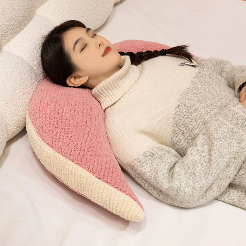 75cm eid lua travesseiro lua crescente macio brinquedos de pelúcia festival do oriente médio ramadan abraço travesseiro casa sofá almofada