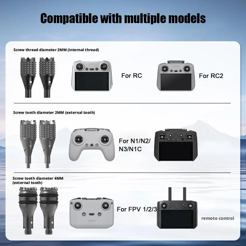 

Folding For Joystick With Screen Remote Control For DJI RC PRO FPV N1N2N3 Telescopic Joystick Thumb Rocker Replace Sticks U4G0