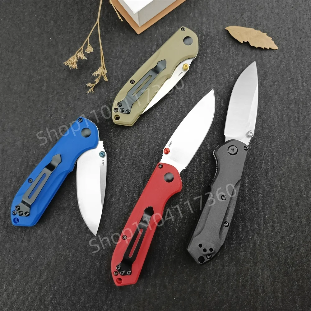 BM 565 Folding Pocket Knife S30V Blade Nylon Fiberglass Handle High Quality Outdoor EDC Survival Camping Hiking Hunting Tools