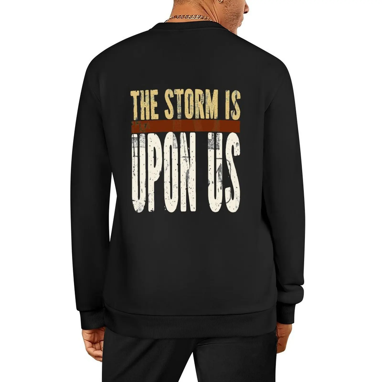 

The Storm Is Upon US Pullover autumn jacket men autumn clothes japanese style men's winter sweater hooded sweatshirt