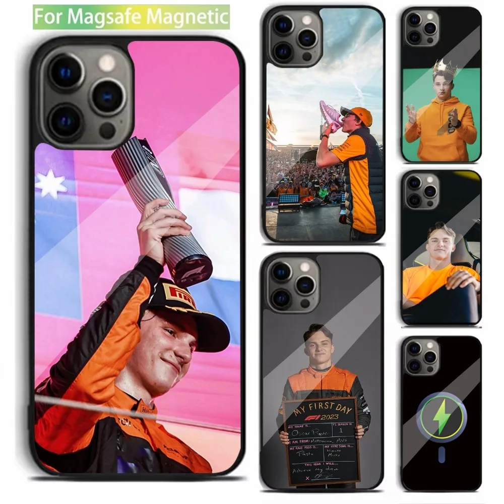 

F1 Racing 81 Oscar P-Piastri Phone Case For iPhone 15,14,13,12,11,Plus,Pro,Max Mini Magsafe Magnetic Wireless Charging