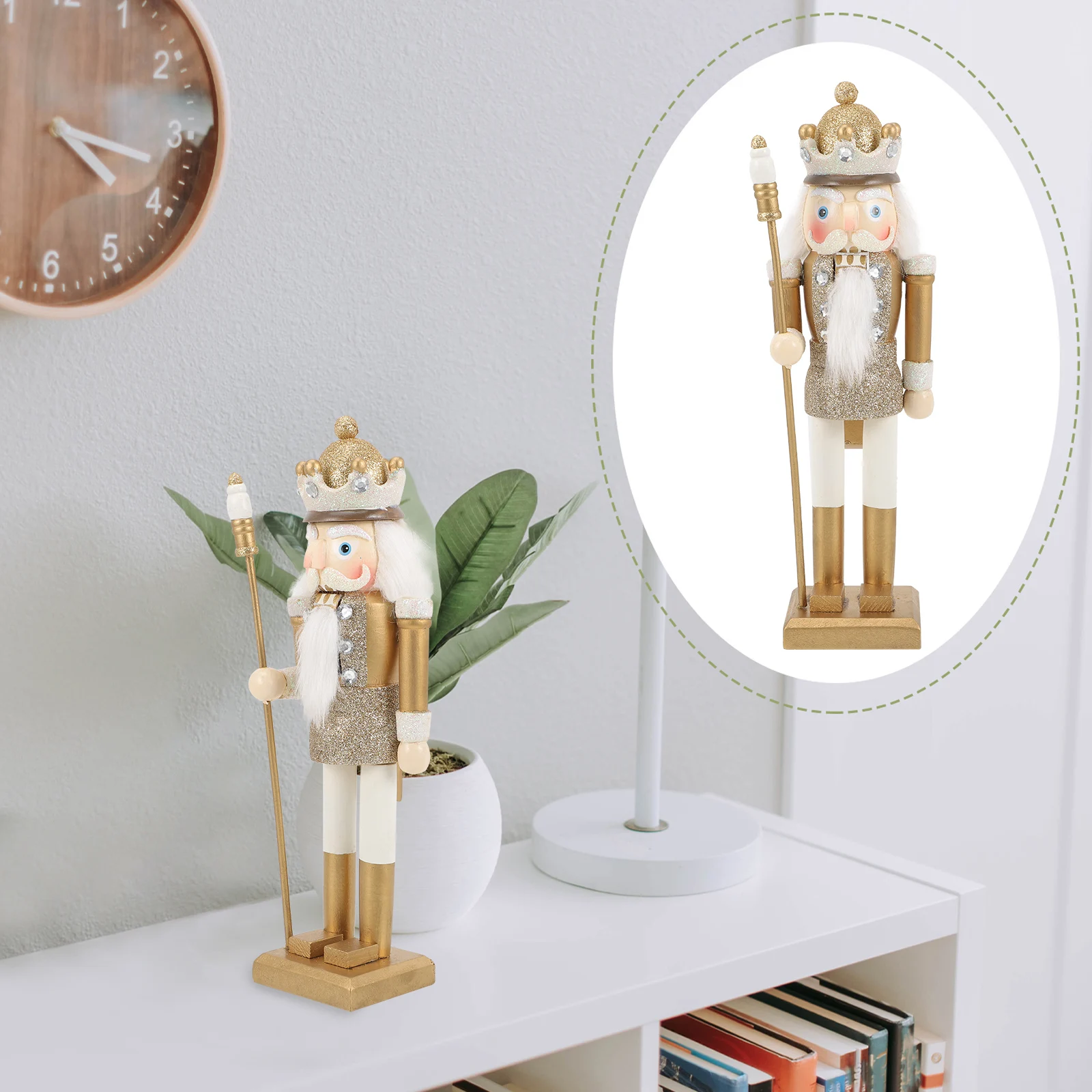 

Aldult Nutcracker Ornament Man Christmas Decor Indoor Wood Nutcrackers Traditional