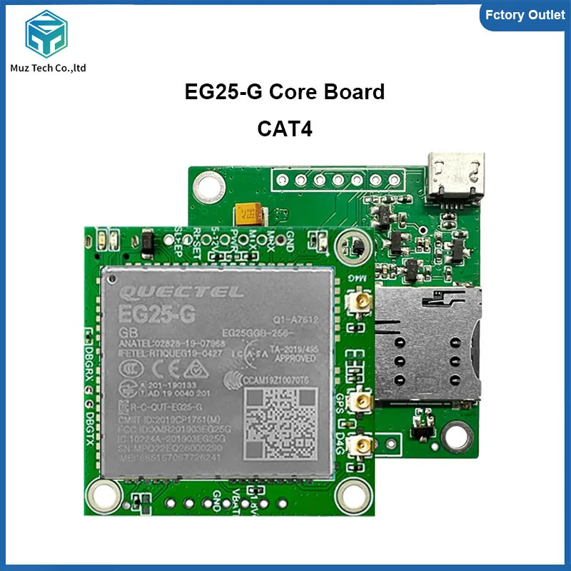 Quectel EG25GGB EG25GGC Single-row needle Core Board Development kit LTE CAT4 Module Global Band breakout kit With antenna