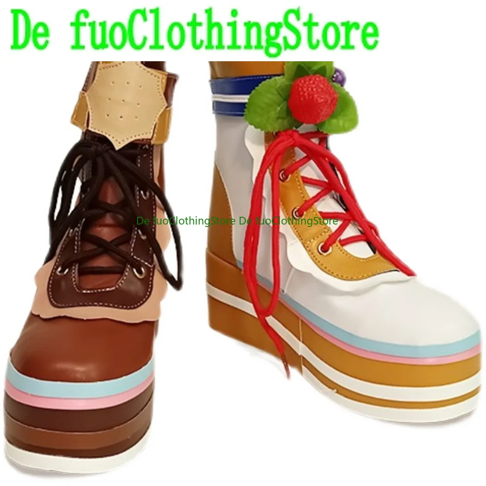 

Umamusume Pretty Derby Hishi Akebono Cosplay Shoes Boots Game Anime Halloween Christmas DefuoClothing Shoes Store