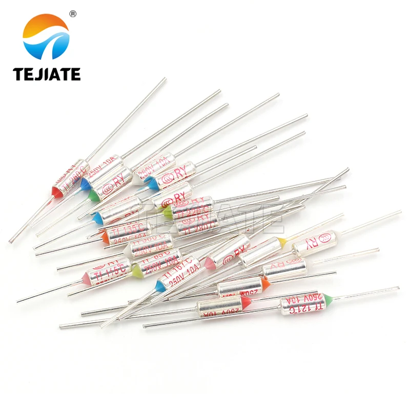 5pcs TF 열 보호 RY-142 172 185 192 도 10A 250V 밥솥 온도 퓨즈 보험