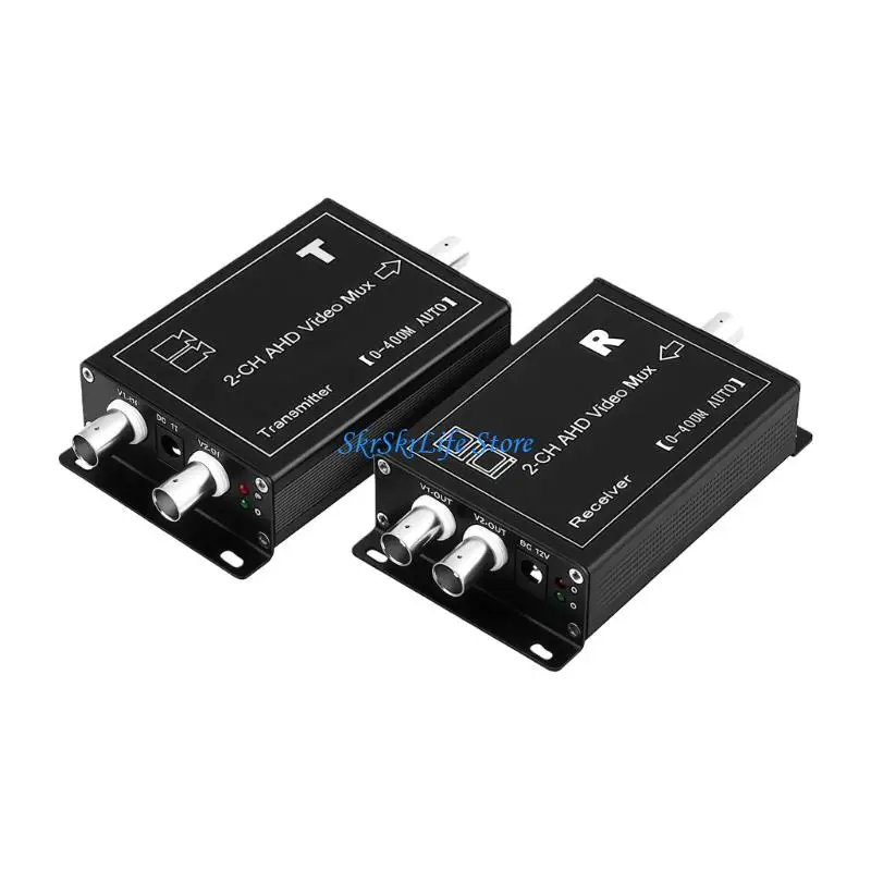 E65E 2 Channel Coaxial Multiplexer Expander For Clear Camera Mixer With Metal Housing And Broad Compatibility