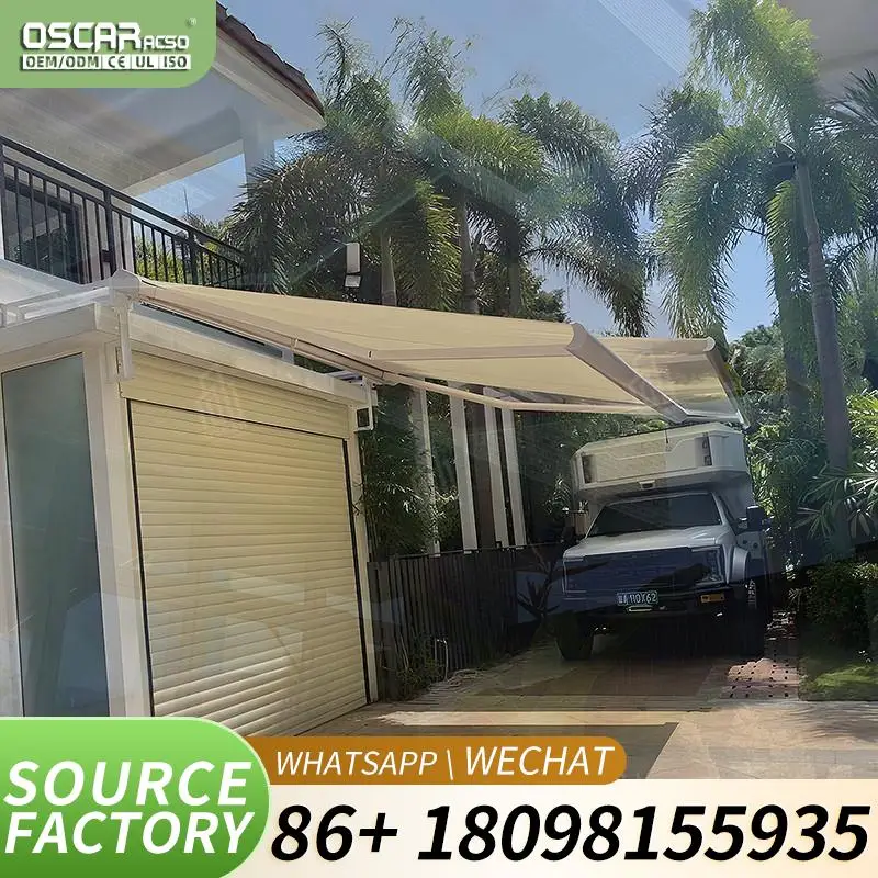 

HighPerformance Motorized Retractable Aluminum Awning System for Garden Office Outdoor Space Retractable Awning