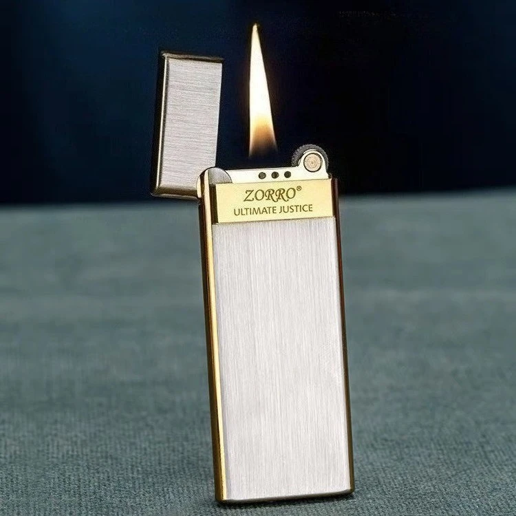 

Zorro 636 Metal Lightweight Grinding Wheel Butane Gass Lighter, Portable and Lightweight, Customizable LOGO Name, Holiday Gift