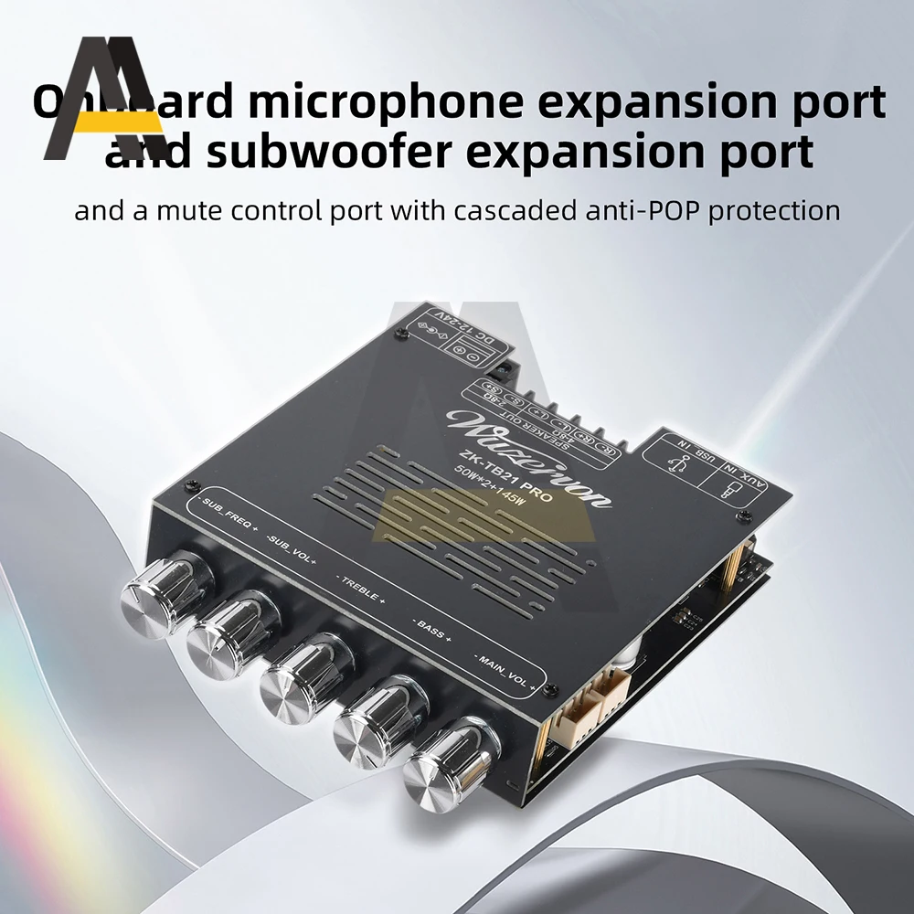 ZK-TB21 PRO 2.1 Channel Subwoofer Amplifier 50W+50W+145W