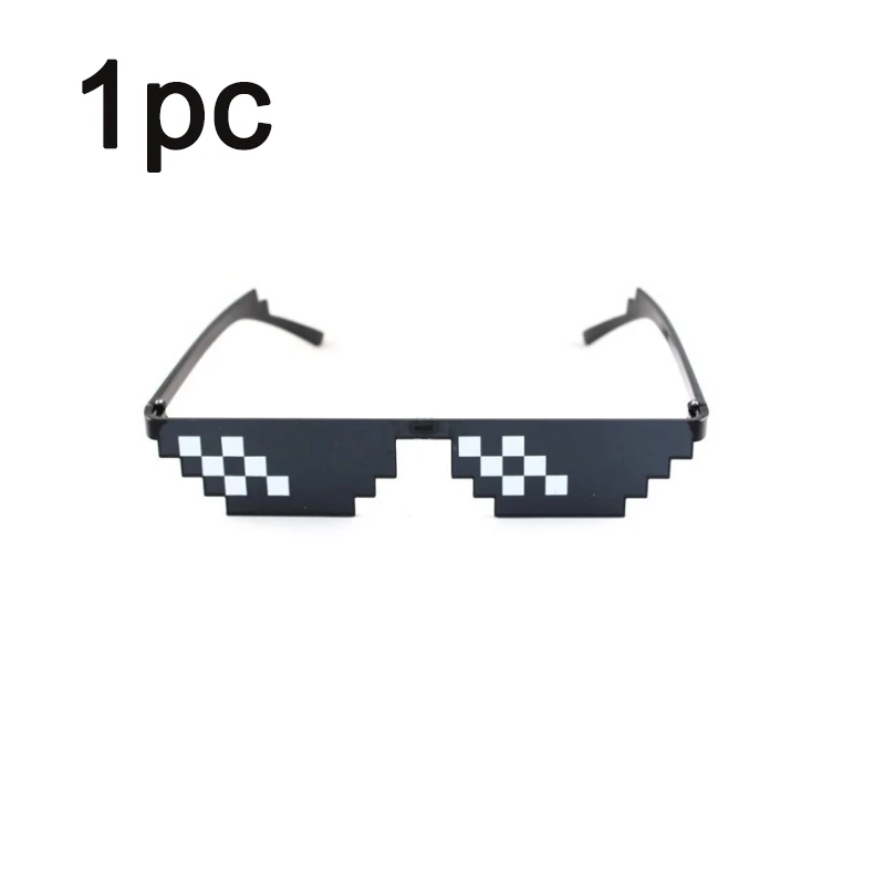 Mosaik-Sonnenbrille, coole Party-Vintage-Sonnenbrille, Brillen für Männer, Pixelierte Sonnenbrille, lustige Damenbrille