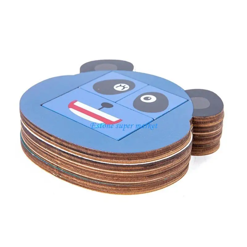 090B Children's Game Expression Matching Puzzles Game Educational