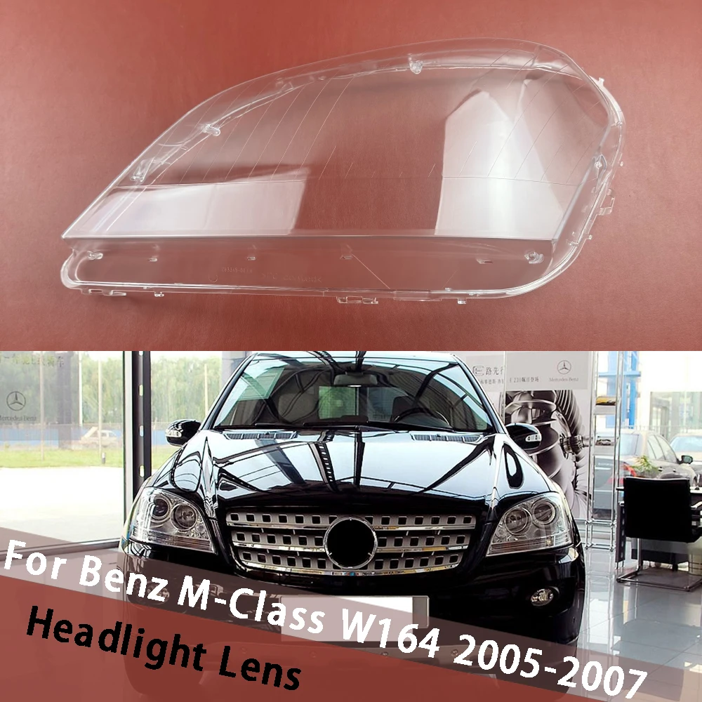

For Mercedes-Benz M-Class W164 ML280 ML320 ML420 ML500 2005 2006 2007 Lampshade Lamp Shade Front Headlight Shell Headlamp Cover
