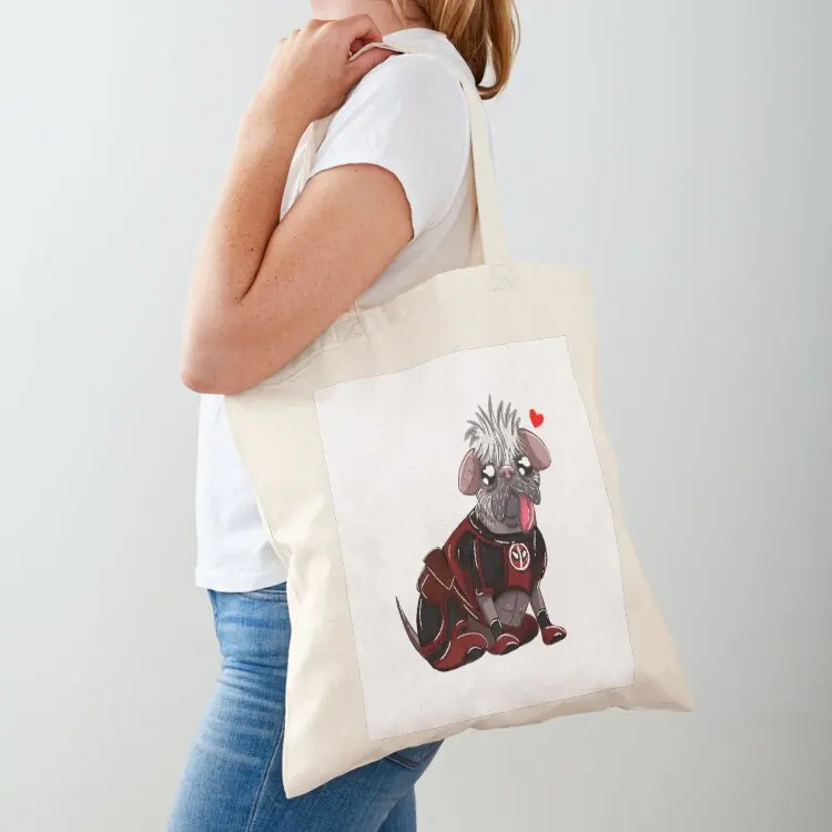 

Dogpool fan art Tote Bag Women's bag reusable grocery bags Gift bag tote