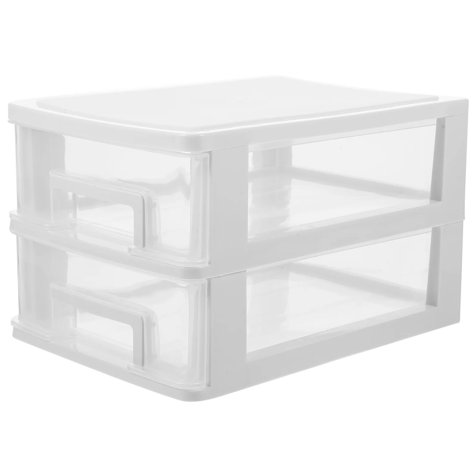 

Drawer Type Storage Box Plastic Organizer Makeup Stationery Sundries Holder Exquisite Craftsmanship Functional Practical Tidy
