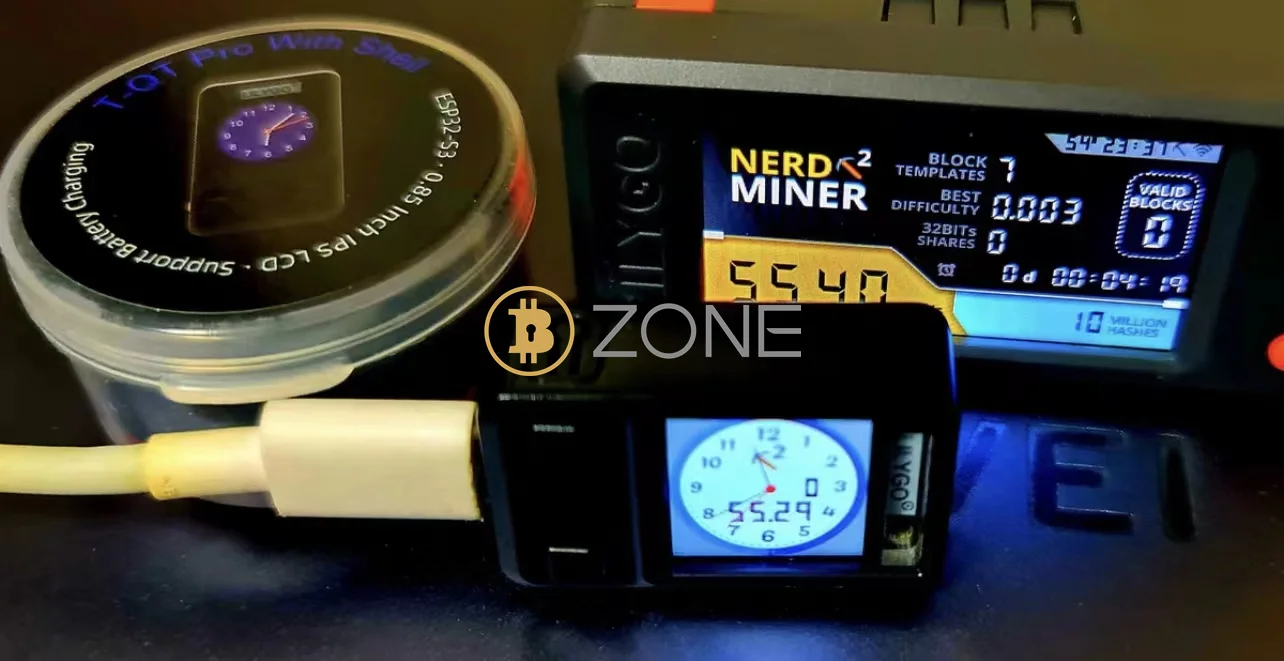 Imagem -03 - Mini Bitcoin Miner com Shell Btc Crypto Loteria Solo Mini Hashrate V2.0 56kh por s