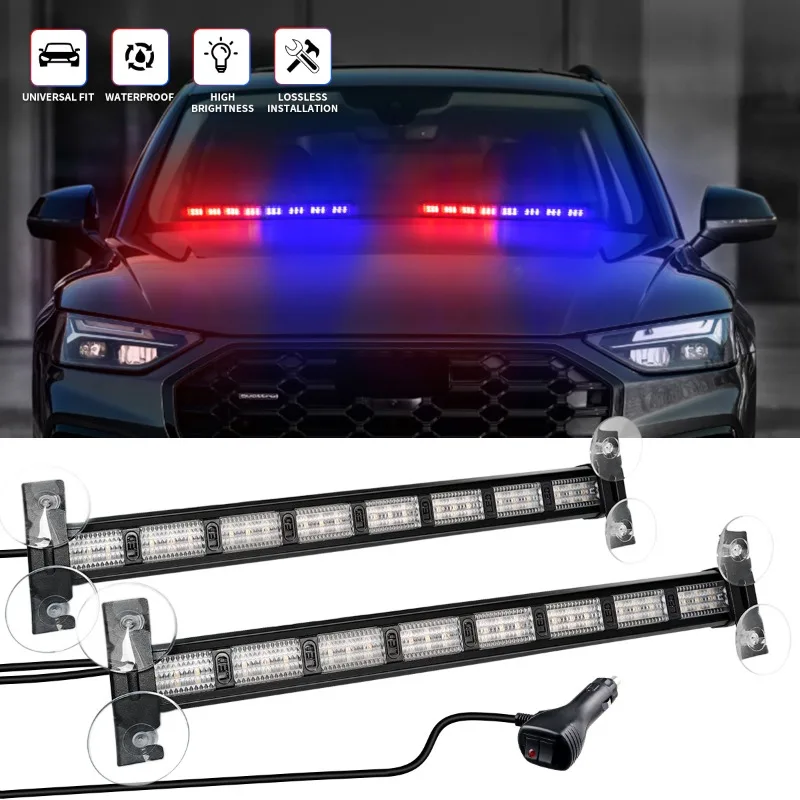 Multifunctional Color-Changing Bumper Light Led Strobe Rescue Warning Light Car Truck Opening Flash Strip Stick