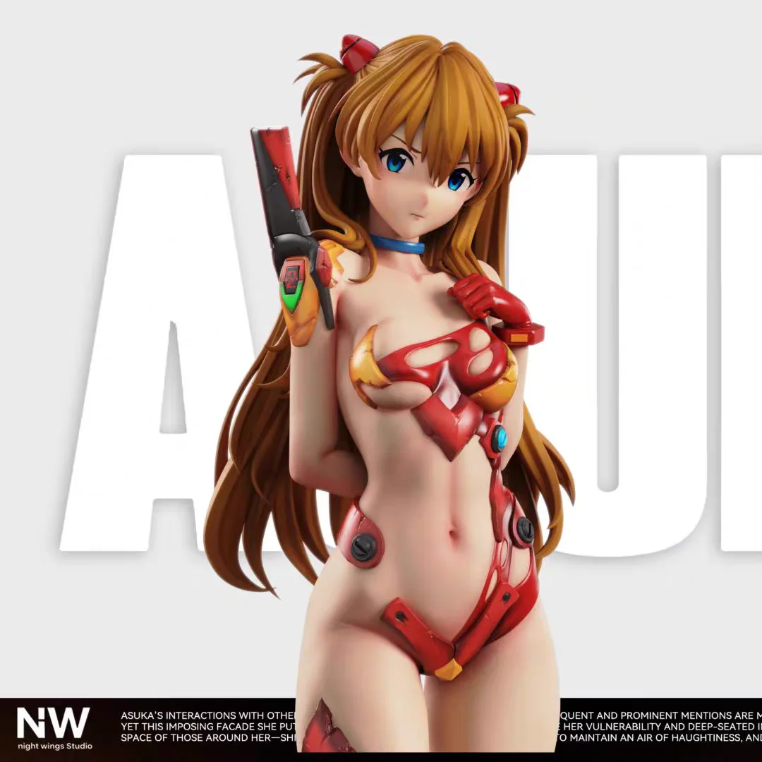 Mecha Girl Asuka Neon Genesis Evangelion Summer Swimsuit Series - 28cm Movable PVC Collectible Model Toys Gifts for Fans view 2