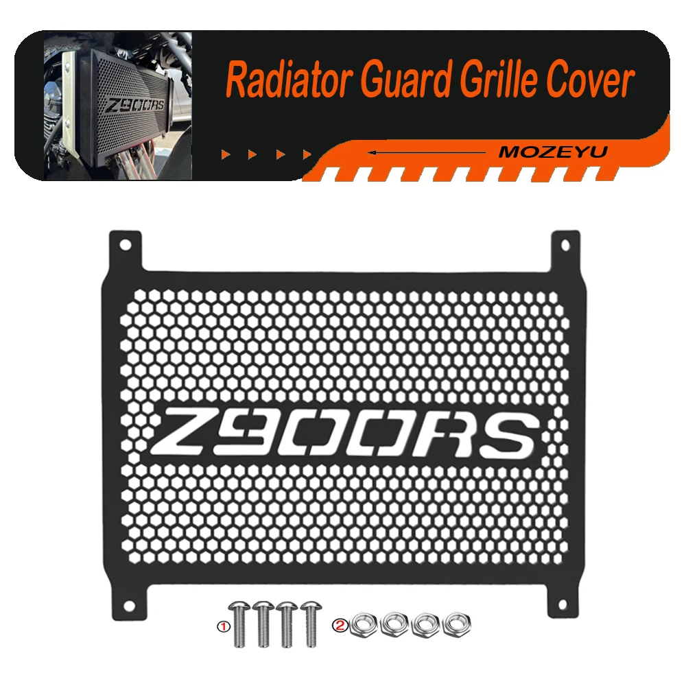 

Radiator Guard For Kawasaki Z900RS Z900 Z 900 RS Z 900RS SE 2021 2022 2023 2024 2025 2026 Radiator Grille Guard Cover Protection