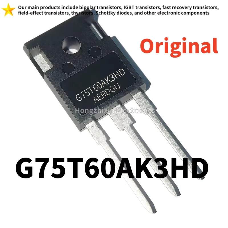5/10PCS, Original, G75T60AK3HD TO-247, CRG75T60AK3HD, 75A600V, High Power, IGBT Power Transistor