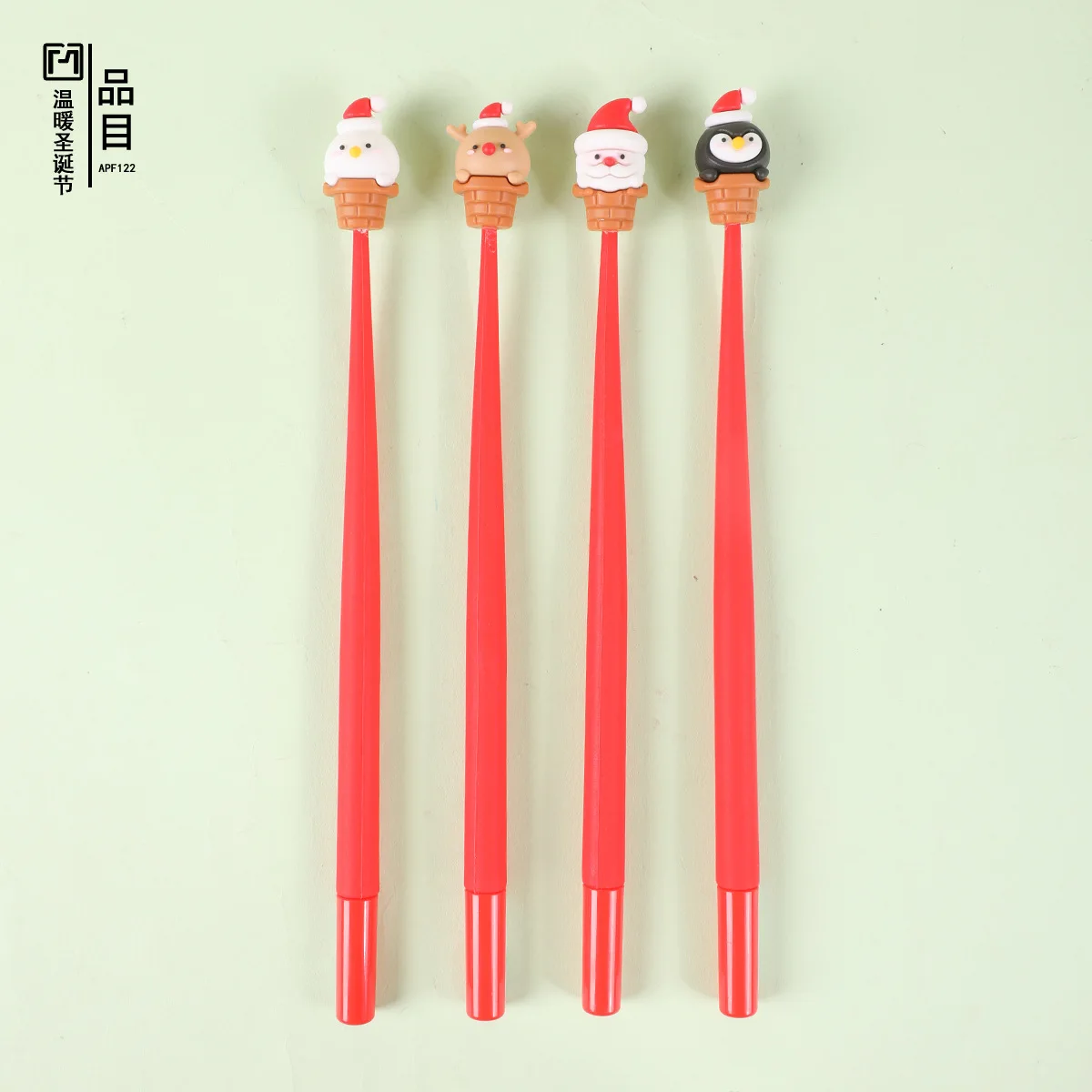 

Pen48PCS New Creative Cartoon Cute Holiday Christmas Creative Neutral Flower Primary And Secondary School Manufactu