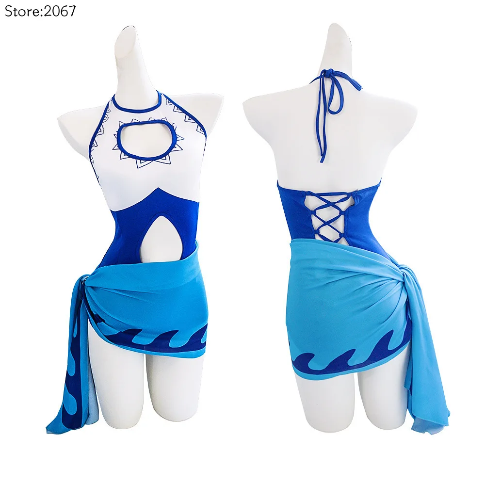 Game LOL Miss Fortune The Bounty Hunter Cosplay Costume Summer Swimsuit Bikini Women Pool Party Water Park Swimwear Suits 2026