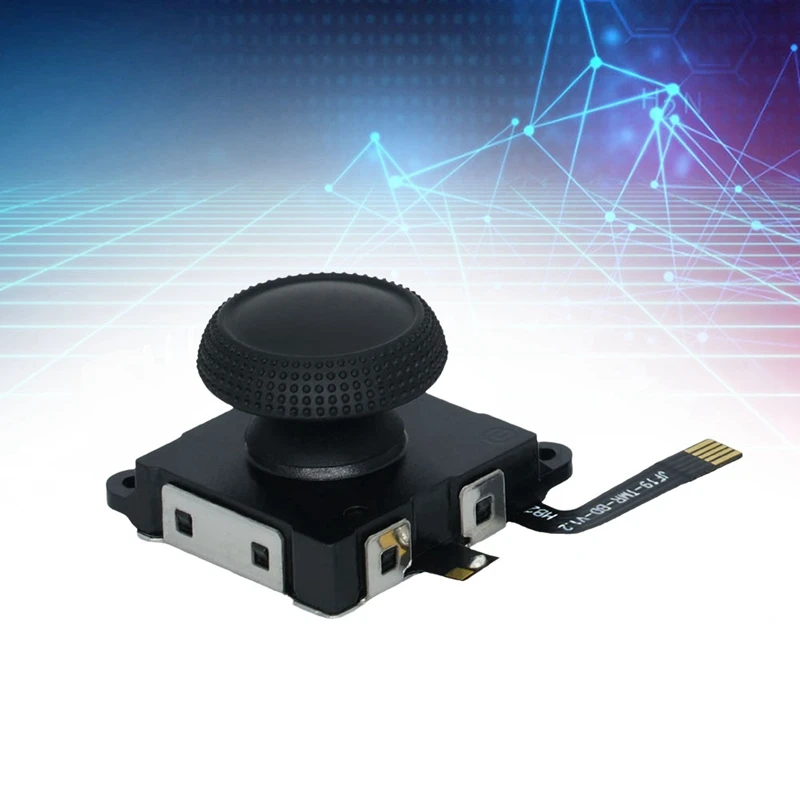 TMR Electromagnetic Joystick for Switch/Lite/ Joycon Anti-Drift Tunnel Magnetic Resistance Joystick Black-ABLL