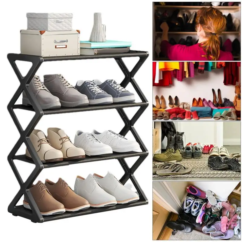 Home Shoe Organizer Shelf Multi-Tier Storage Organizer For Sneakers Shoe Rack For Home Organization Shoe Stand For Front Door