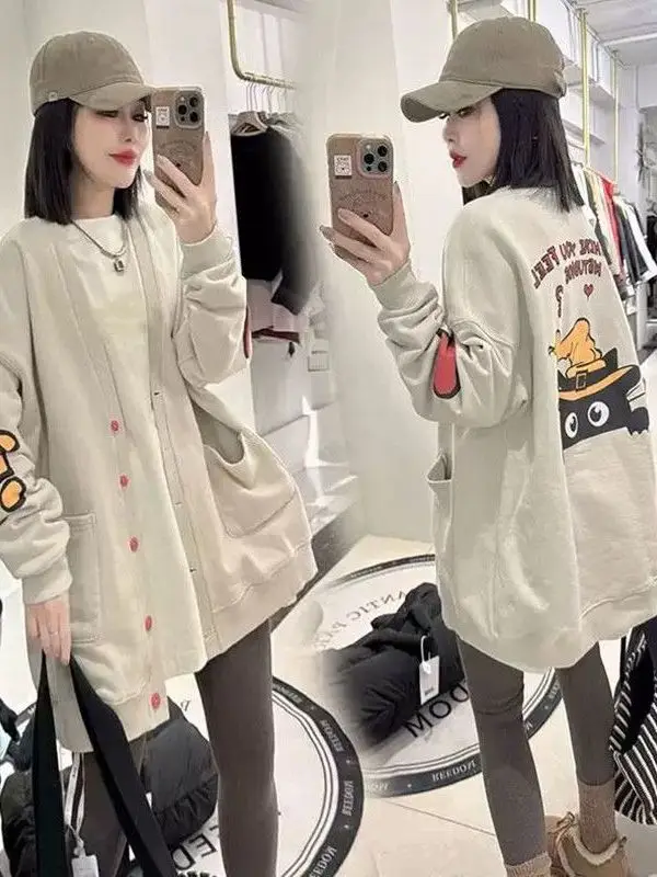 حجم كبير 300 Pou الأمريكية الرجعية المطبوعة البيسبول Jaet المرأة فضفاضة عارضة أعلى البوليستر النايلون ألياف كوزيت