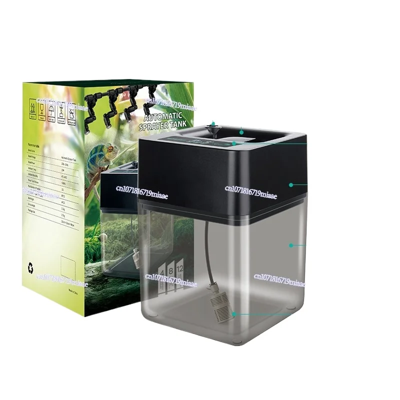 Rainforest Tank Landscape Automatic Spray Bucket Plant Micro Spray Intelligent Timing 12 Liter Large Water Tank
