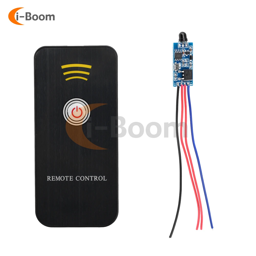 Wireless Remote Control Switch Infrared RF Signal Transmitter Receiver Module NEC Code for LED Lights Control