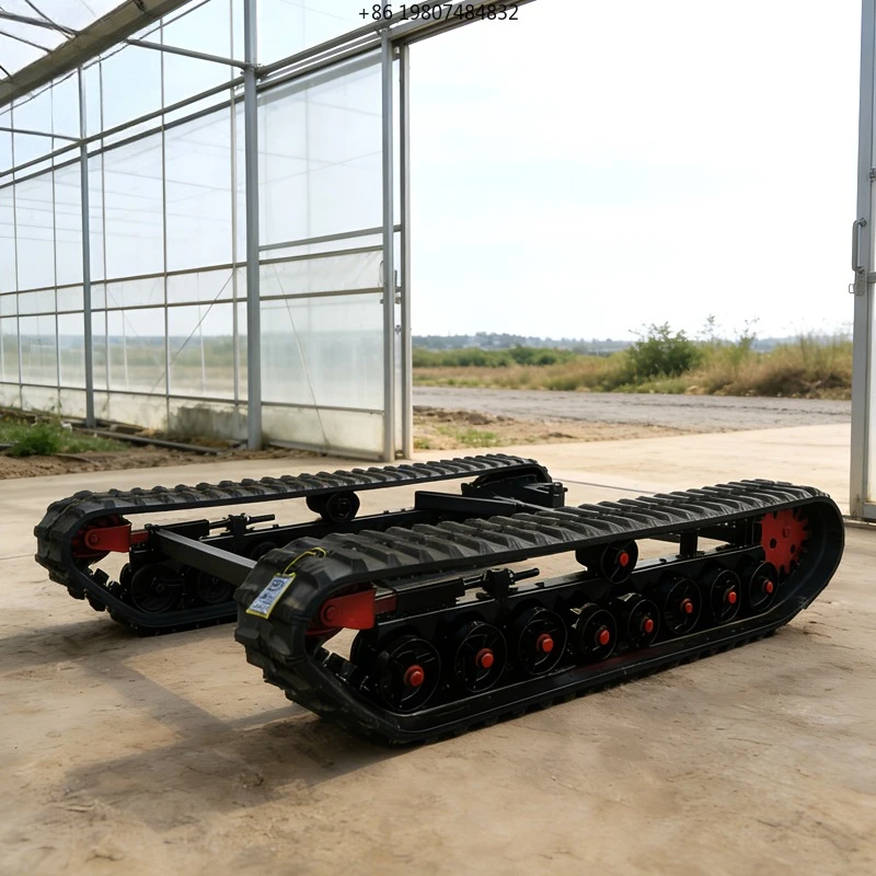 Capacity Suitable  Farms Greenhouses Livestock Facilities High-quality Hydraulic Motor Crawler Chassis Excellent Load-bearing