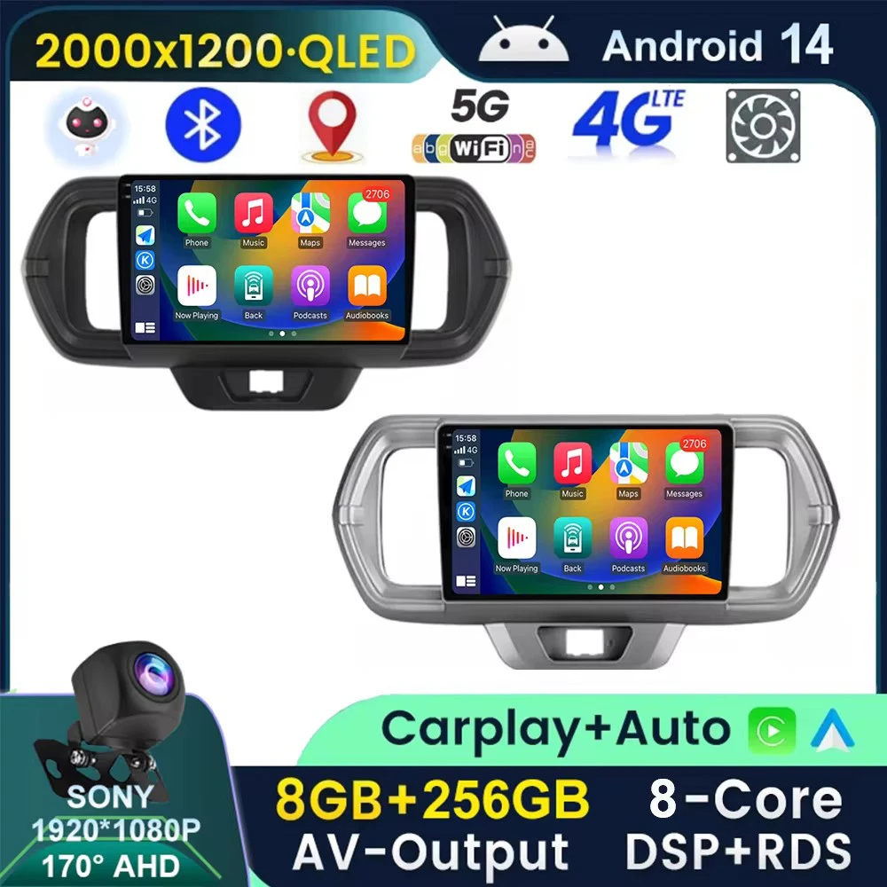 

Android14 Auto For Toyota Passo III 3 2016-2021 Car Radio Player Multimedia Navigation GPS Head Unit Autoradio Wifi No 2 Din DVD