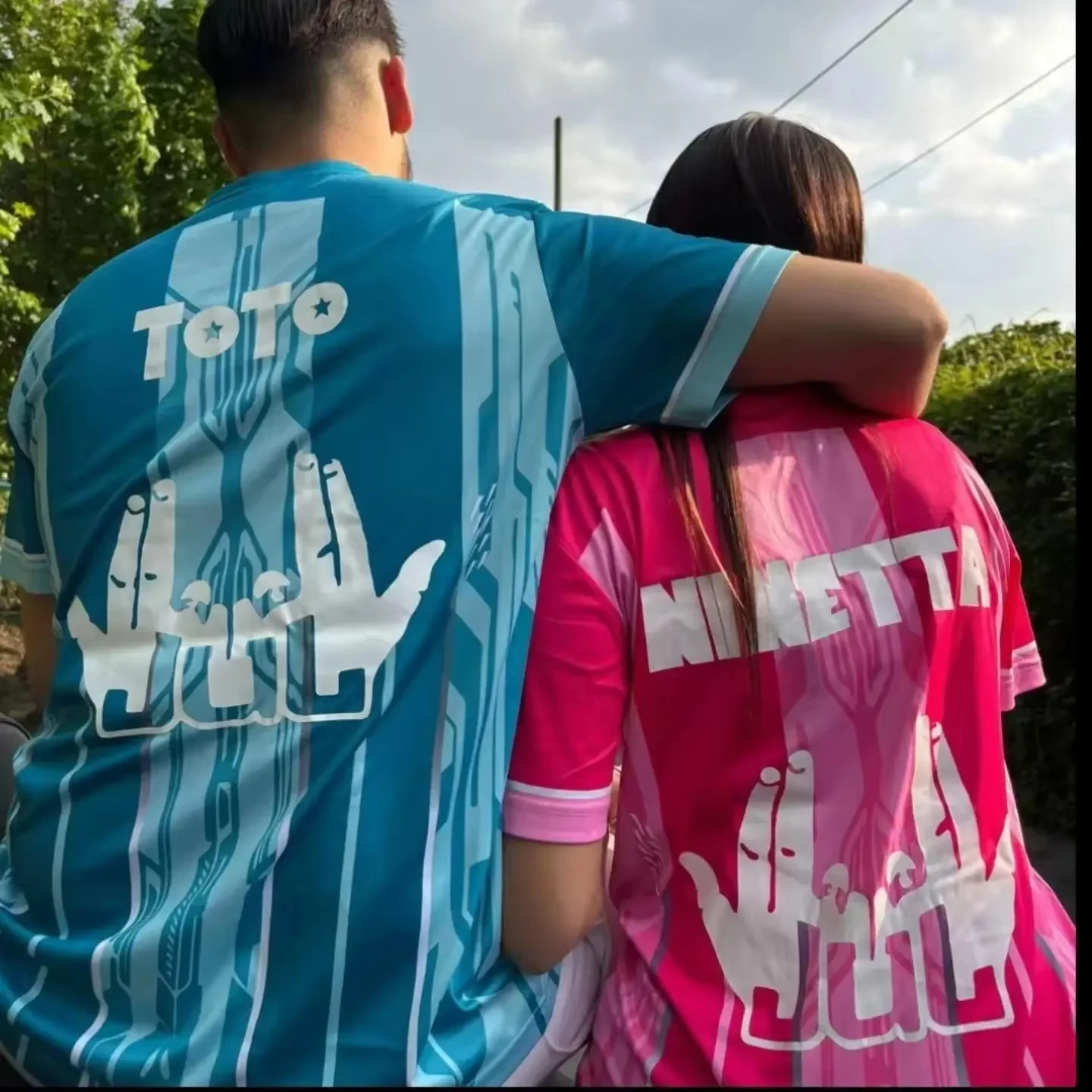 JUL Maillot TOTO Et Ninetta Jerseys Camisetas estampadas de cultura Rap de moda para hombres y mujeres Uniforme de entrenamiento de fútbol para hombres Tops para parejas