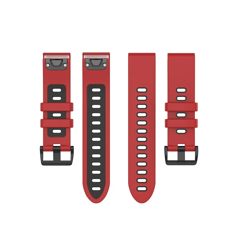 26 20 22mm Sport Silikon Armband Blumenarmband-weinlese für Garmin Fenix 7X 7 7S 6X 6 6S Pro 5X 5 5S 3HR Einfach Fit Schnell Release wirst