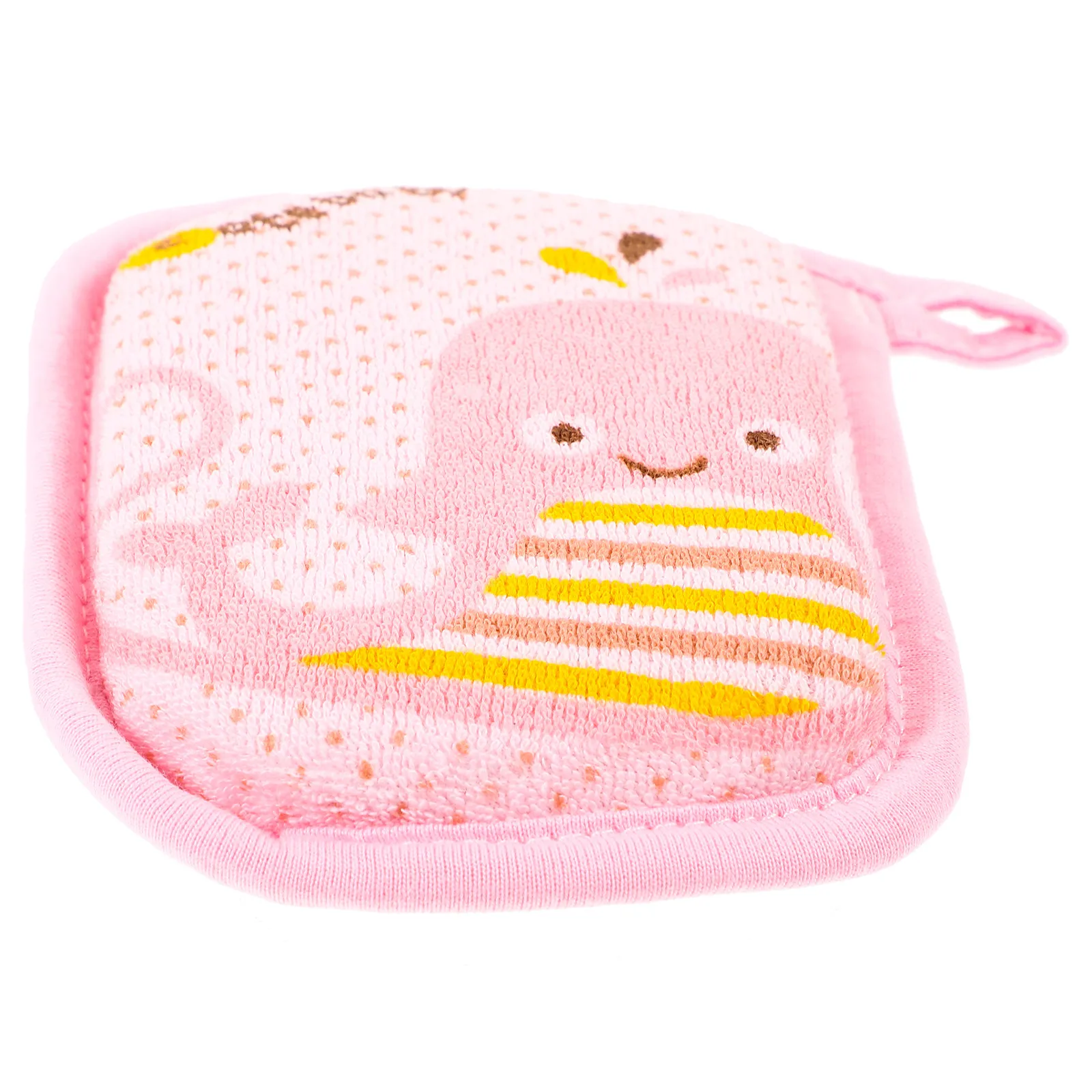 

Baby Cartoon Bath Scrubber Sponge Comfortable Portable Shower Tool Baby Bath Accessories Soft Body Scrubber for Newborn Toddler