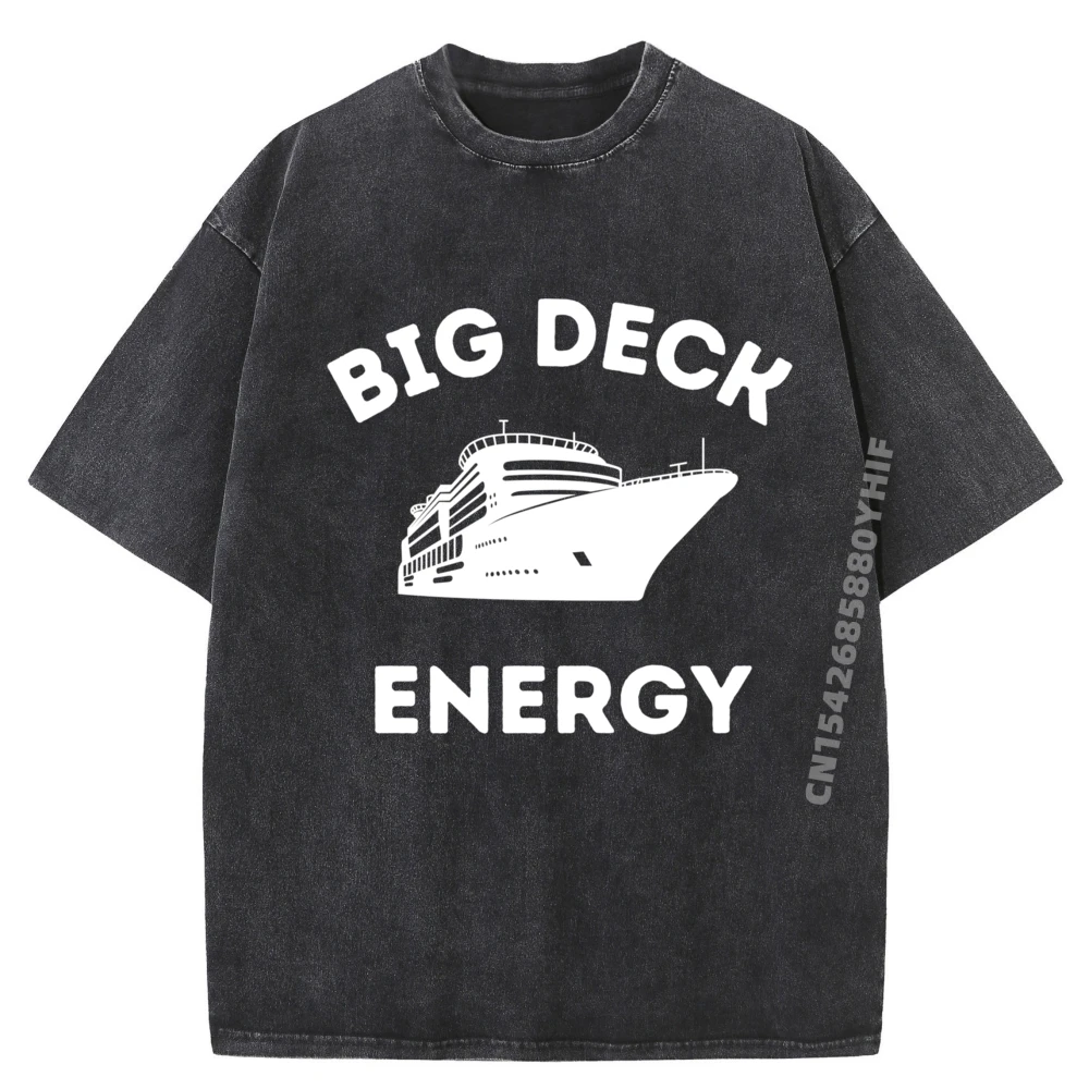 

Забавный круизный корабль для мужчин, футболка с изображением энергии, весенняя рубашка с принтом, мужская уличная стираная одежда