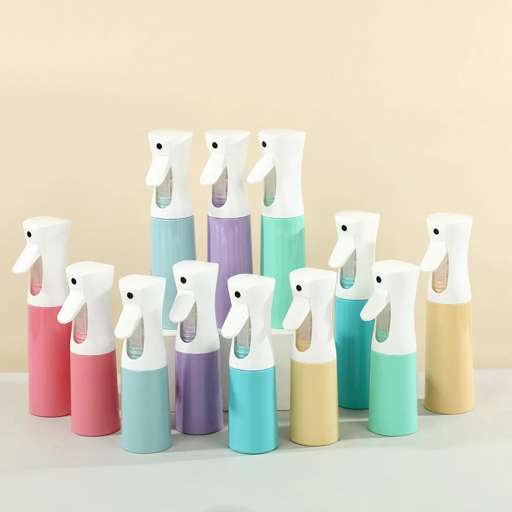 New Portable Travel Spray Bottle 200/300ML High Pressure Continuous Mist Bottle Reusable Beauty And Plant Watering Supplies