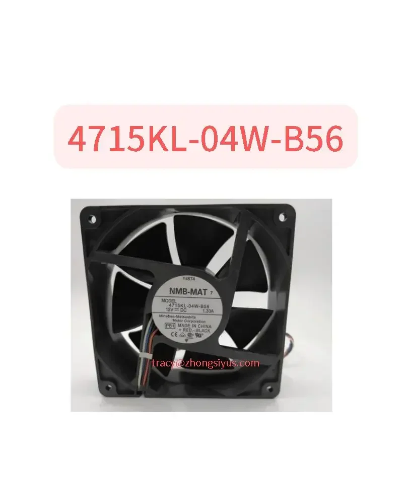 

New original 4715KL-04W-B56 12038 12V 1.3A large airflow cooling fan Functional testing is intact
