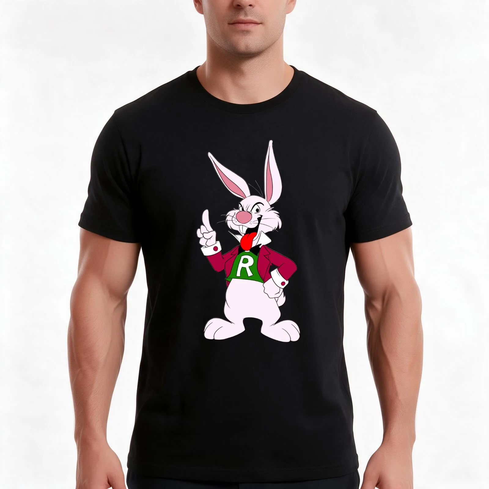 magic rabbit the Really Rottens team T-Shirt Summer Casual Cotton Tee Oversized Streetwear Tops Vintage Graphic Print