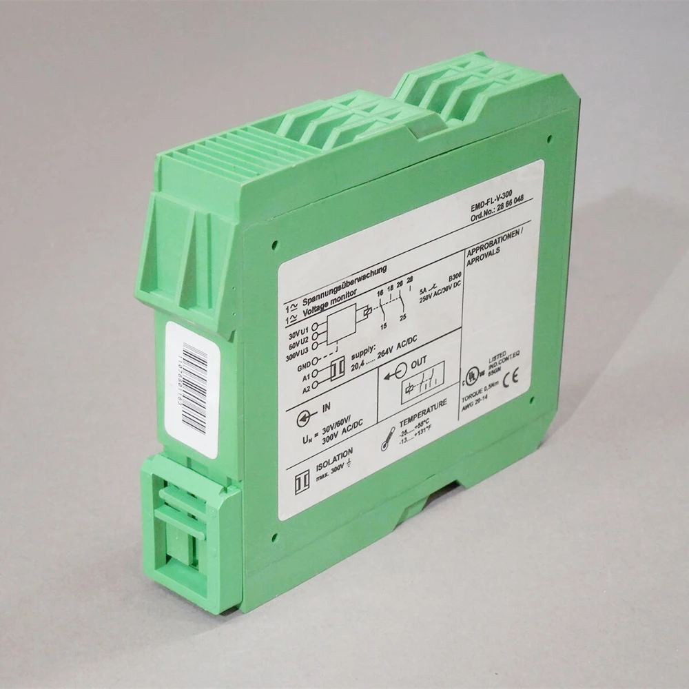 For Phoenix 2866048 EMD-FL-V-300 Voltage Monitor Monitoring Relay