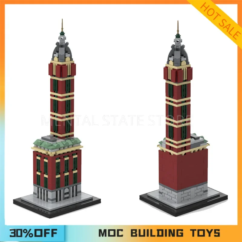 463PCS Customized Singer Building 1:800 Scale Building Building Blocks Technology Bricks DIY Creative Assembly Toy Holiday Gifts