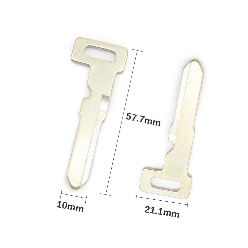 5PC Car Key Blank Uncut car key blank blade Emergency for Toyota, Daihatsu, Subaru Smart Keyblade