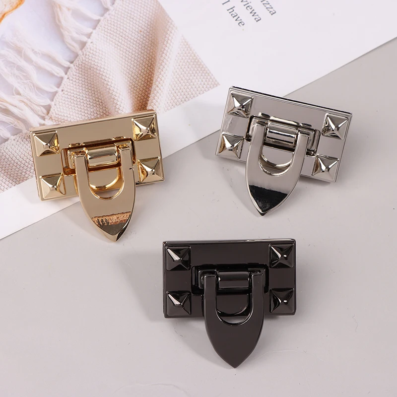 1Pc 4CM Metal Turn Twist Lock Buckles For DIY Women Handbag Bag Purse Hardware Closure Clasp Bags Parts Accessories