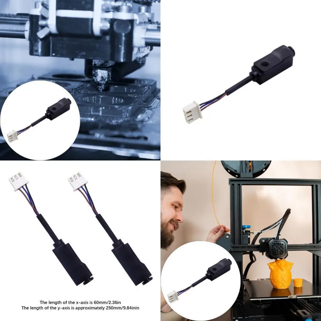 

896F 2Pcs X Y Shaft Limit Switches Endstop Limit Switches Inductive Sensory Replacement for 3D Printer Accessories