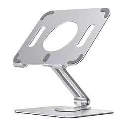 Folding Tablet Stand Holder Aluminum Alloy Multifunctional Foldable 360° Rotation Desktop Lazy Bracket for Ipad Pro Xiaomi Mipad