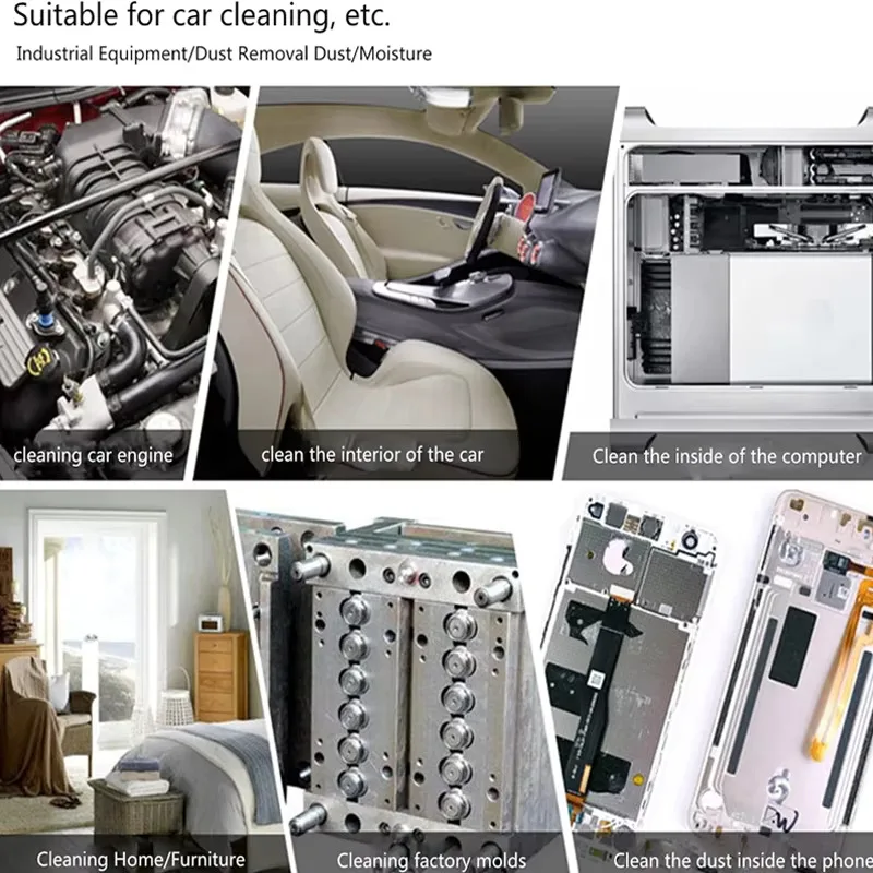 مسدس نفخ هواء عالي التدفق مع فوهة بزاوية وتصميم مدمج لصيانة ورشة عمل تنظيف الضاغط 3 ألوان متاحة