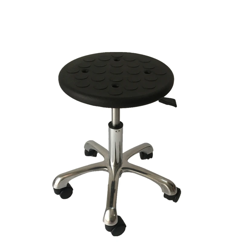 Tabouret de laboratoire avec tige d'air, chaise de levage pneumatique, chaise de laboratoire sans statique, haute qualité, bon prix